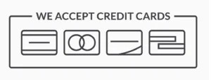 Credit and debit card payment options available